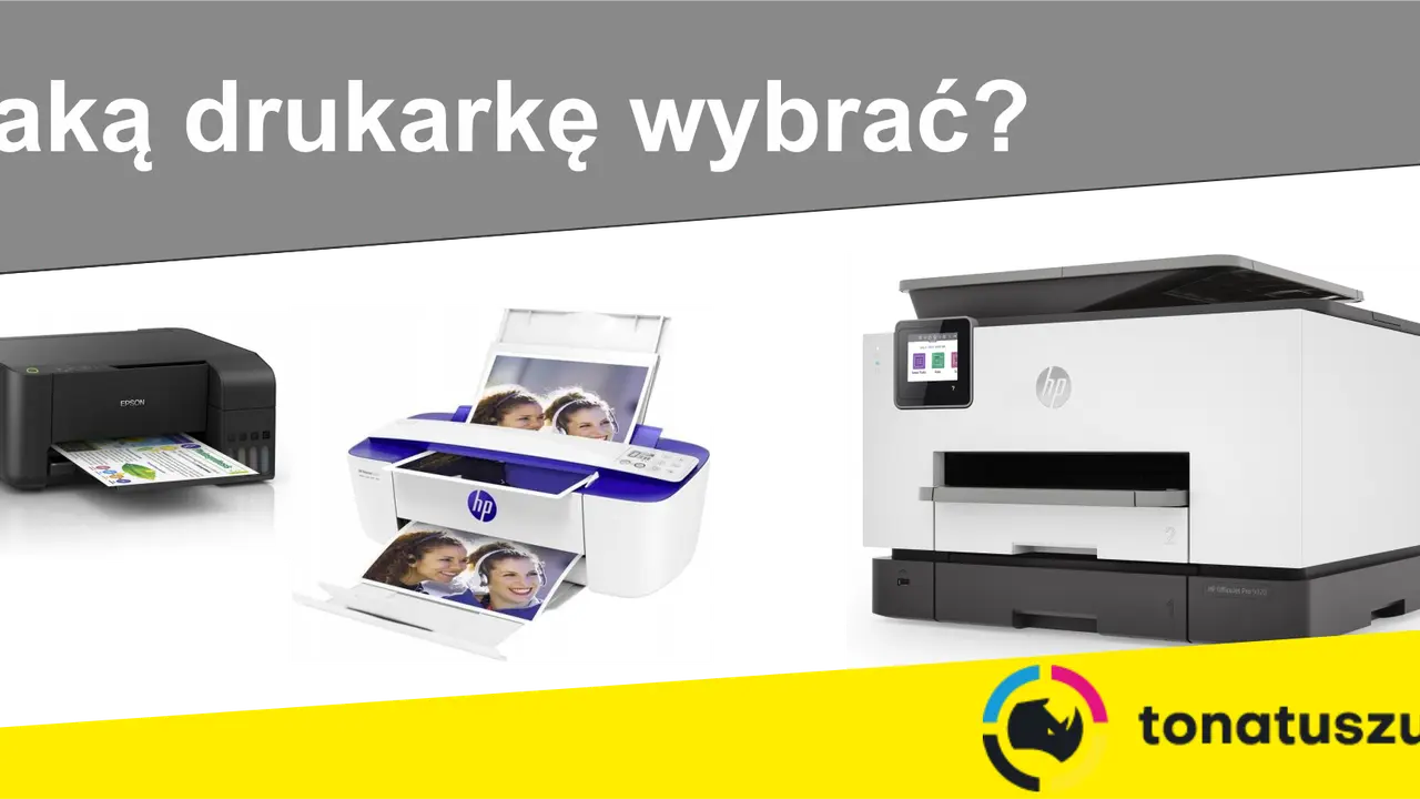 Różne rodzaje drukarek: Epson, HP z kolorowym drukiem zdjęć i nowoczesny HP OfficeJet Pro. Pomoc w wyborze idealnego urządzenia.