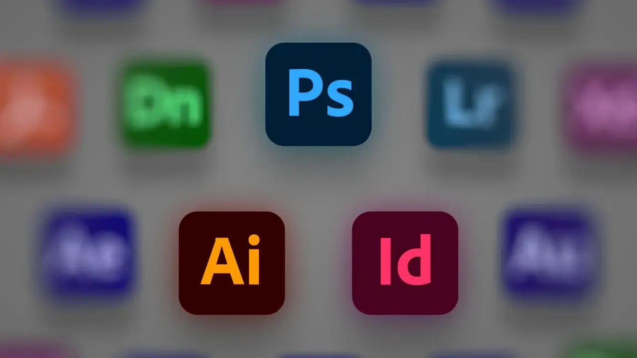 Ikony programów Adobe: Ps, Ai, Id. To właśnie adobe, co to za programy?
