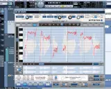 Program do edycji wokalu, auto-tune evo vst, z wykresem fali dźwiękowej i parametrami korekcji.