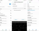 Problem z połączeniem drukarki HP z Wi-Fi. Widok ekranu telefonu z listą dostępnych sieci Wi-Fi i próbą połączenia z siecią drukarki.