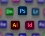 Ikony programów Adobe: Ps, Ai, Id. To właśnie adobe, co to za programy?