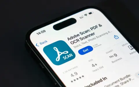 Aplikacja Adobe Scan na iPhone'a ułatwia skanowanie dokumentów.