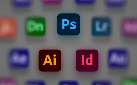Ikony programów Adobe: Ps, Ai, Id. To właśnie adobe, co to za programy?