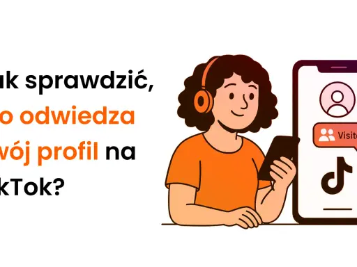 Czy na TikToku widac kto oglada Twój profil? Ilustracja pokazuje jak sprawdzić odwiedziny na TikToku.