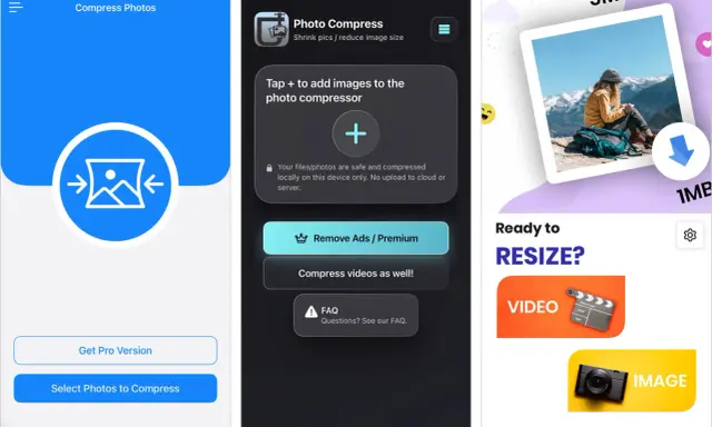 Aplikacja Photo Compress pomaga szybko zmniejszyć rozmiar zdjęć na iPhone.
