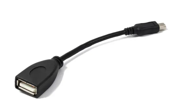 Adapter USB OTG do podłączenia drukarki. Umożliwia drukowanie z telefonu przez USB.