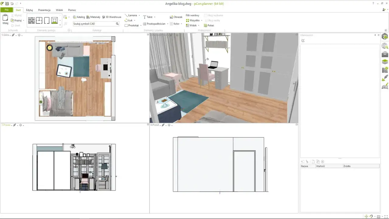 Darmowy program do wizualizacji budynk&oacute;w. Projektowanie wnętrz z widokiem 3D i planami.